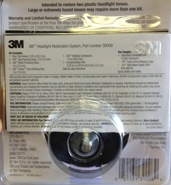 3M Headlight Restoration System - Image 3