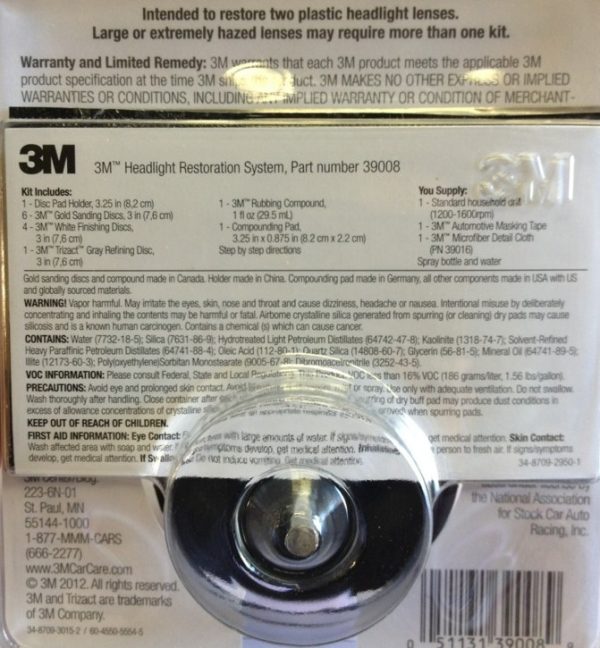3M Headlight Restoration System - Image 4