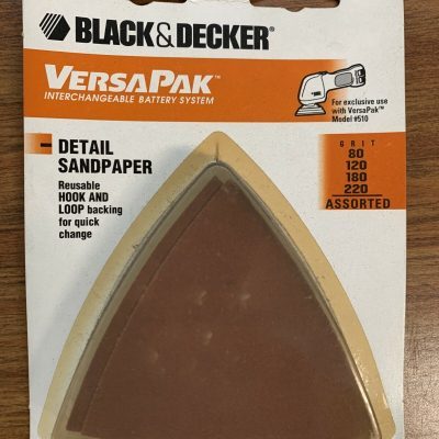 Black and Decker VersaPak Detail SandPaper