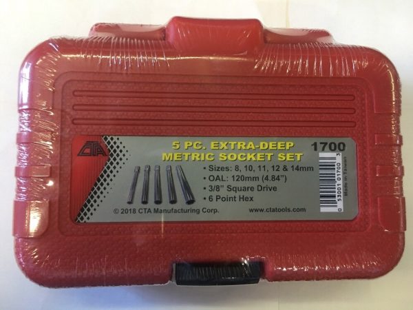CTA1700 5 Piece Extra Deep Metric Socket Set - Image 4