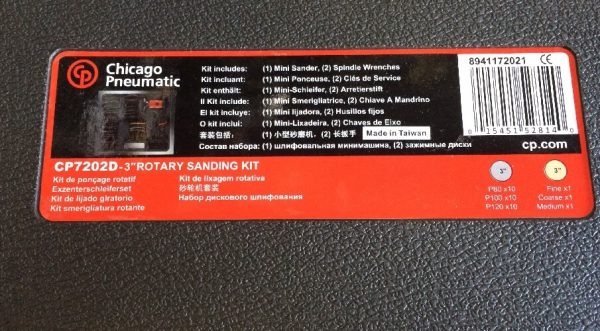 Chicago Pneumatic CP7202D 3" Rotary Sanding Kit - Image 4