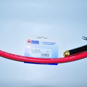 CoilHose TGC1400-DPB Straight Chuck Inflator Gauge 10-90 psi,12"Hose Made in USA