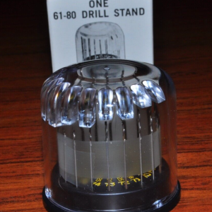 IRWIN 80182 DOME MINI DRILL SET 20 PCS FROM #61 0.039 to #80 0.0135 RARE IN DOME