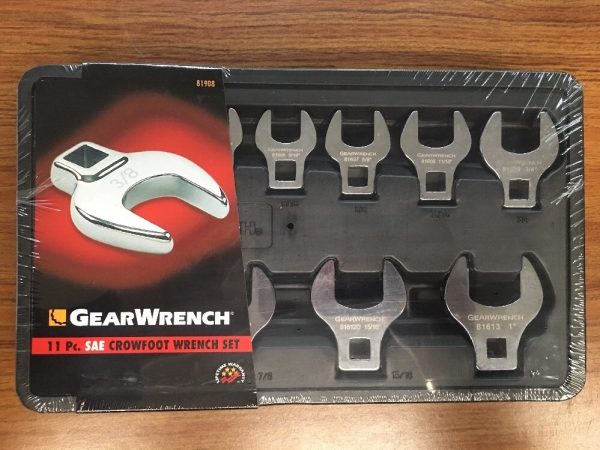 KD81908 11 PC SAE Crowfoot wrench set