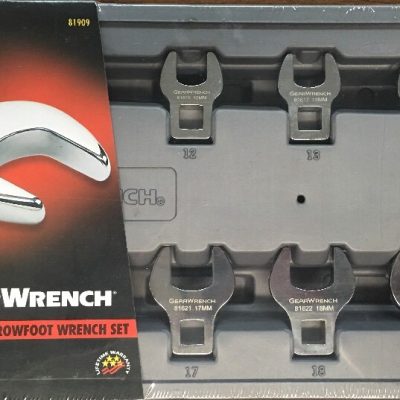 KD81909 10 PC metric Crowfoot wrench set