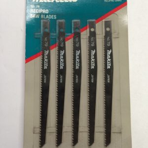 Makita 792616-2 5-7/8" 9 Tooth Reciprocating Saw Blade, 5 Pack