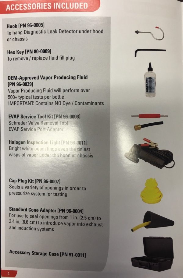 Redline 95-0003B Smoke Pro Diagnostic Leak Detector - Image 4