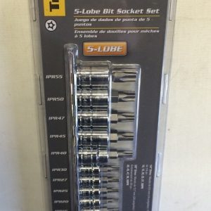 Titan 11-Piece 5-Lobe Tamper-Resistant Socket Set