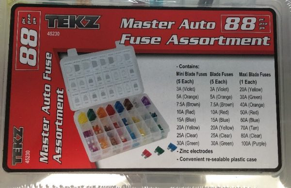 Titan 45230 88 Piece Master Auto Fuse Assortment - Image 5
