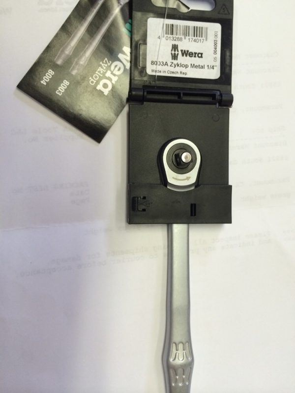 Wera zyklop Metal Push 1/4" Drive - Image 4
