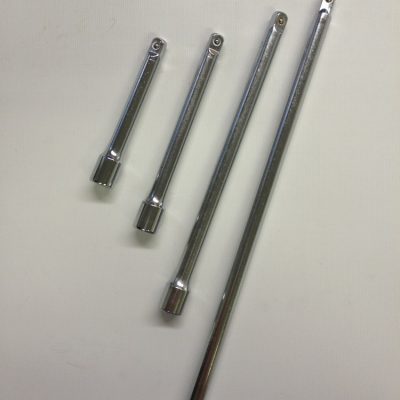 4 PIECE 1/4" DRIVE Extension Bar Set 3", 4", 6", 9"