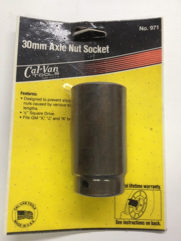 Calvin 971 - 30 Mm Axle Nut Socket Made In USA