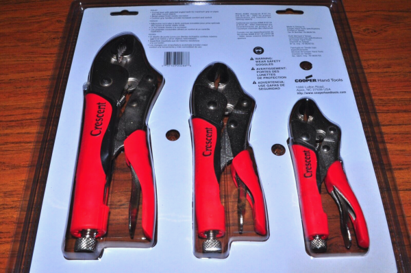 Crescent Three Piece Cushion Grip Locking Pliers Set - Image 3
