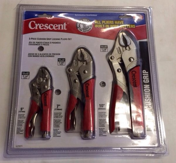 Crescent Three Piece Cushion Grip Locking Pliers Set - Image 5