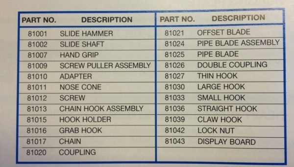 TA 81000 Tool Aid "The Slugger" Heavy Duty Slide Hammer - Image 3