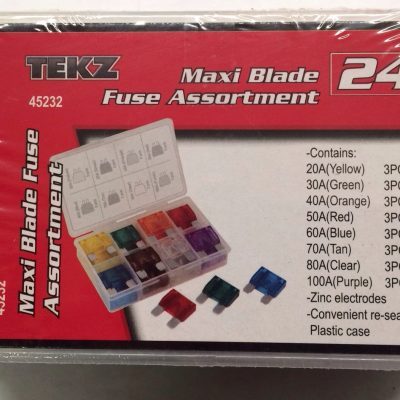TITAN 45232 - 24 PIECE MAXI BLADE FUSE ASSORTMENT