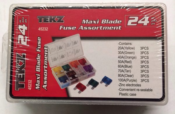 TITAN 45232 -  24 PIECE MAXI BLADE FUSE ASSORTMENT