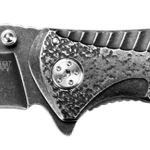 The Starter SpeedSafe BlackWash finish a rough-and-tumble Knife Kershaw 1301BW