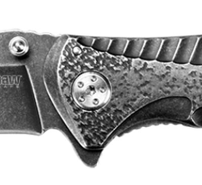The Starter SpeedSafe BlackWash finish a rough-and-tumble Knife Kershaw 1301BW