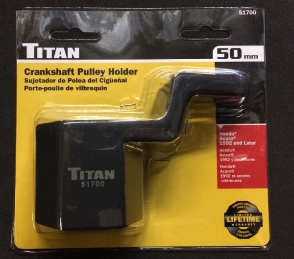 Titan Honda Acura 50mm Crankshaft Pulley Holder Tool - Image 3