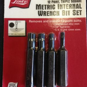 12 Point Triple Square Metric Wrench Bit Set