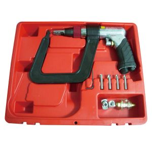 Astro Pneumatic 1756 AIR SPOT DRILL KIT WITH 5.5" DEEP CLAMP AND 5 DRILL BITS