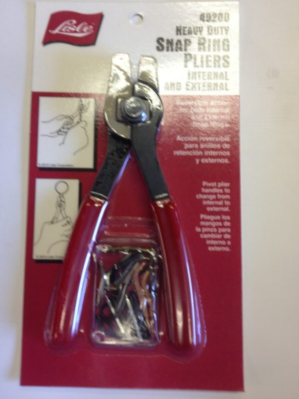 Lisle 49200 Heavy Duty Snap Ring Pliers