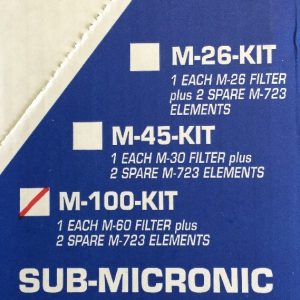 MOTORGUARD M-100-kit Sub Micronic Limpiar Filtro de Aire Kit