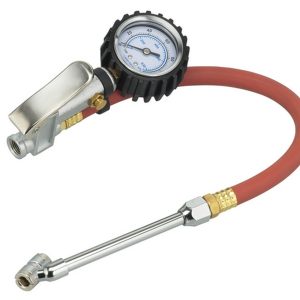 TIRE INFLATOR W/ DIAL GAUGE  6" DUAL HEAD 13'" LONG HOSE W/ 360 SWIVEL SG65110