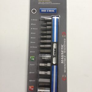 TITAN 16136 - 13 piece Tamper-Resistant Hex Bits