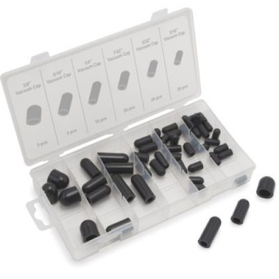 Titan Vacuum Cap Assortment Rubber Set of 80