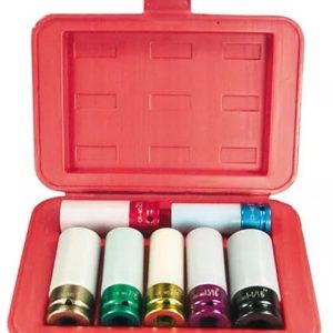 Astro Pneumatic 7870 Chrome Protective Shallow Broach Socket Set