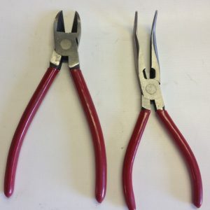 Bent Long Nose Plier And Side Cutter Set