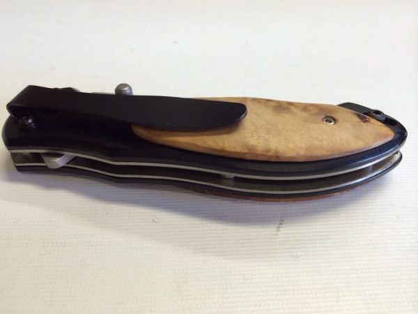 Bozeman Folding Pocket Knife With Wooden Frame - Image 3