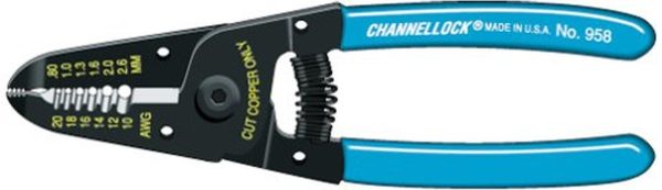 Channelock 958G 6 Copper Wire Stripper - Image 3