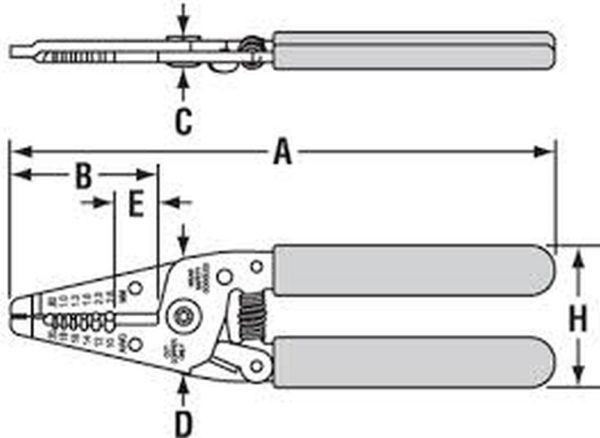 Channelock 958G 6 Copper Wire Stripper - Image 4