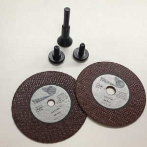 Falcon Mandrel Set Arbor 1/4" Shank With Two Abrasive Discs