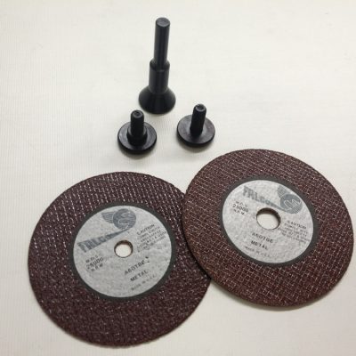 Falcon Mandrel Set Arbor 1/4" Shank With Two Abrasive Discs