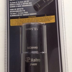 Flip Socket For Damaged Lug Nut Removal 18.5 And 19.5 MM 1/2" Drive last one!!!