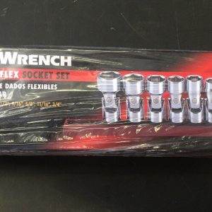 GearWrench # 80564  7 Piece Inch SAE 6 Pt. Flex Universal Socket Set 3/8" Drive