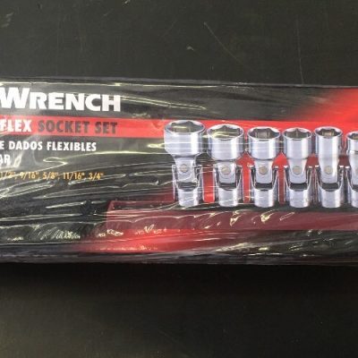 GearWrench # 80564 7 Piece Inch SAE 6 Pt. Flex Universal Socket Set 3/8" Drive