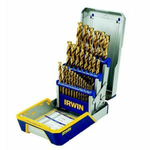 IRWIN HANSON 3018011 29 PIECE TITANIUM INDEX DRILL BIT SET