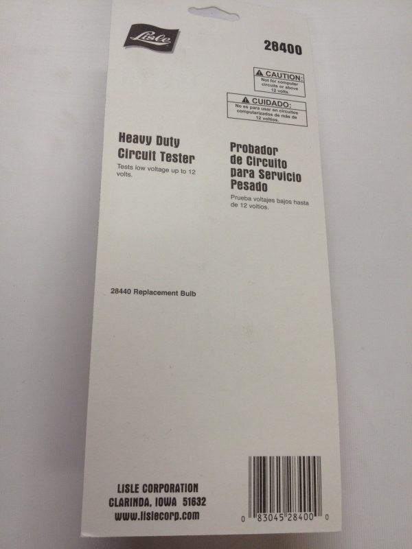 LISLE 28400 Heavy Duty Circuit Tester - Image 3