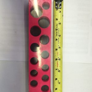 Magnetic Socket Organizer Pink 11 Sockets Shallow
