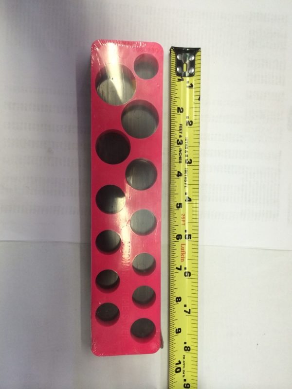Magnetic Socket Organizer Pink 11 Sockets Shallow