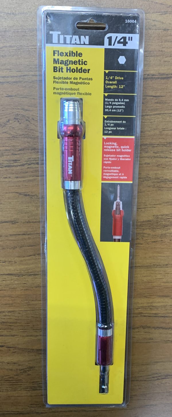 TITAN 16004 - 1/4" Flexible Magnetic Bit Holder - Image 3