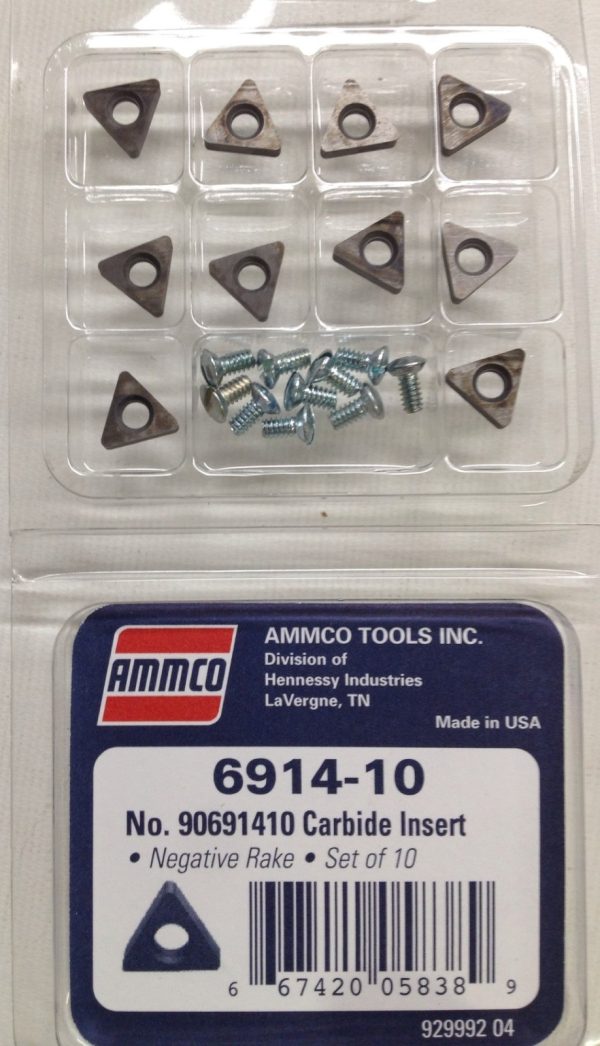 AMMCO Négatif Râteau Carbure Frein Tour Bit Original 6914-10 - Image 3