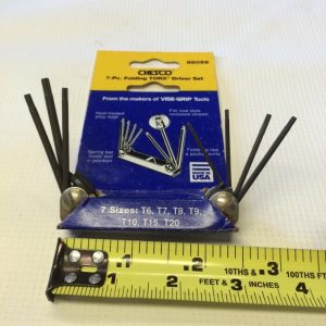 Chesco 88056 7 Piece Torx Driver Set