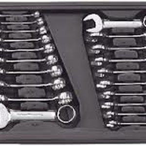 KD Tools  20 Pc. SAE Metric Stubby Combination Wrench Set 81903 *