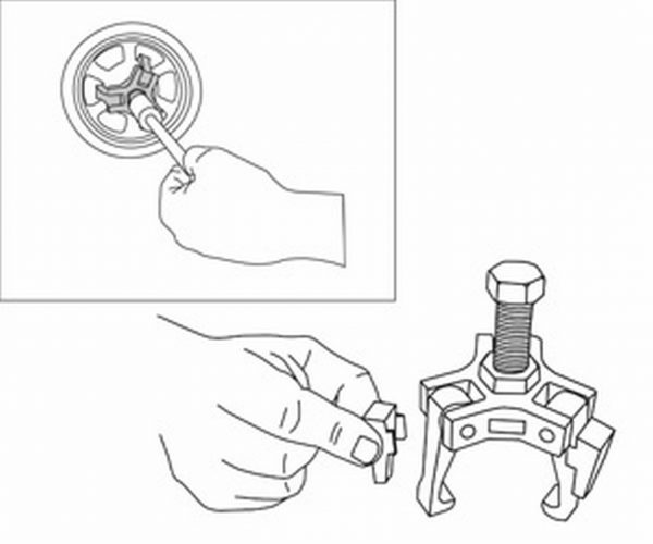 Lisle 51450 Harmonic Damper Pulley Puller - Image 3